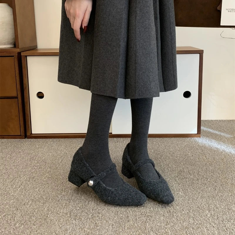 Womens's Square Heels